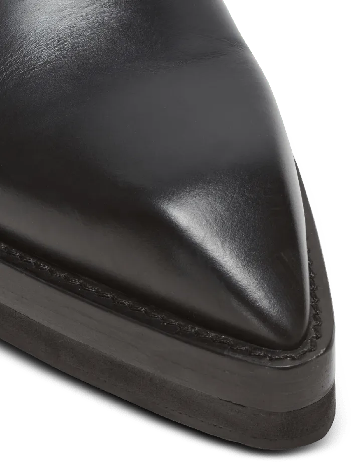 Balmain Loafers Men Ben Smooth Leather Loafers Black