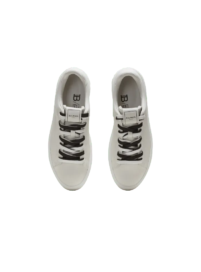 Balmain Sneakers Women BCourt Smooth Leather Sneakers White