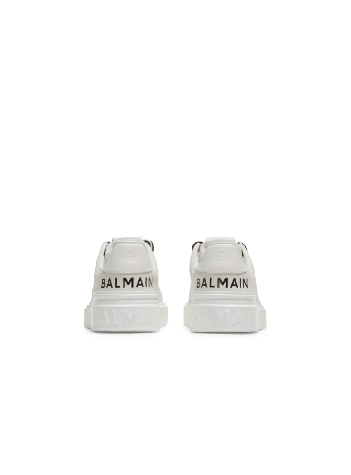 Balmain Sneakers Women BCourt Smooth Leather Sneakers White