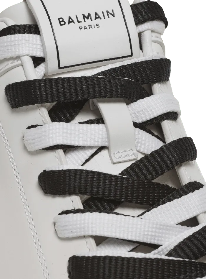 Balmain Sneakers Women BCourt Smooth Leather Sneakers White