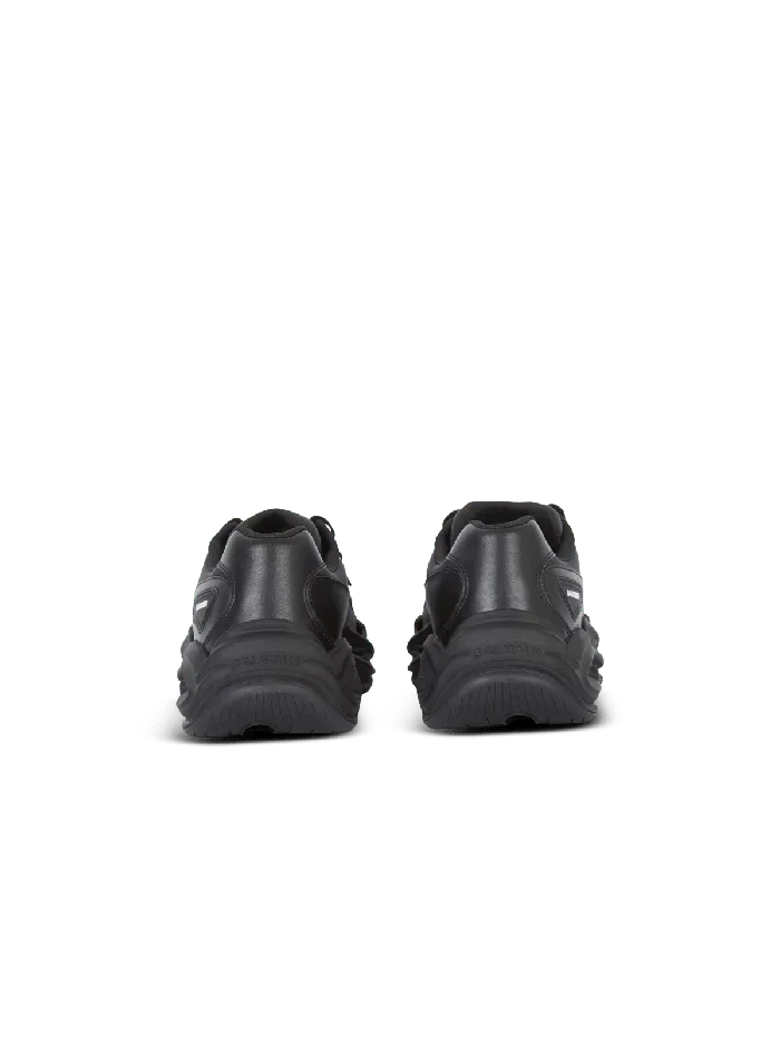 Balmain Sneakers Women RunRow Leather Sneakers Black