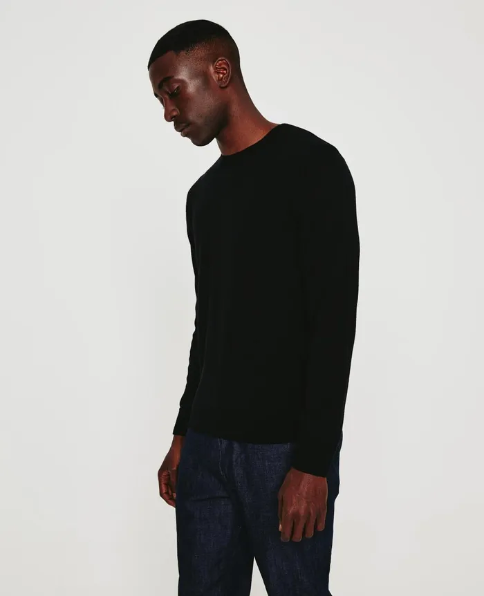 Beck Crew True Black Men AG Jeans Sweatshirts Beck Crew True Black Men AG Jeans Sweatshirts