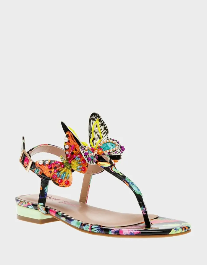 Betsey Johnson Women DACIE BLACK MULTI Black Multi