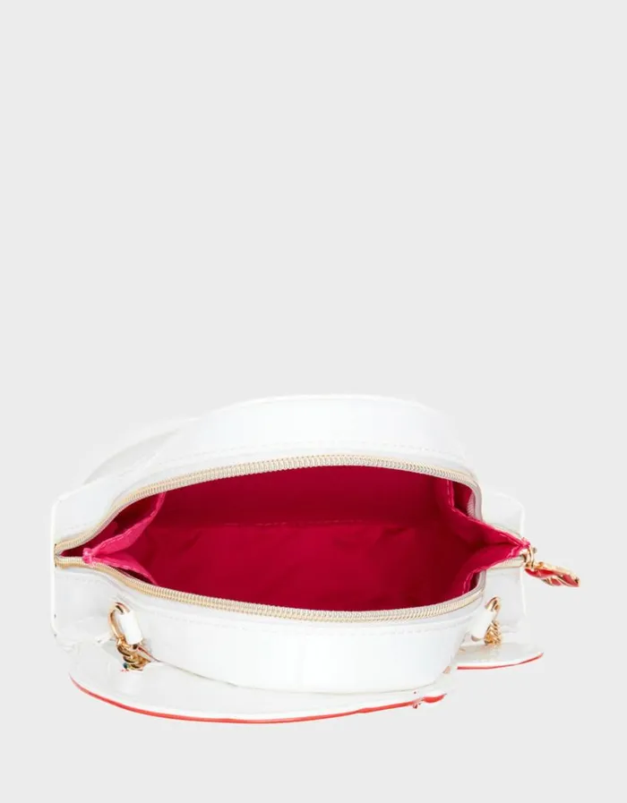 Betsey Johnson Women KITSCH ALL I WANT IS BOO CROSSBODY WHITE Betsey Johnson Women KITSCH ALL I WANT IS BOO CROSSBODY WHITE