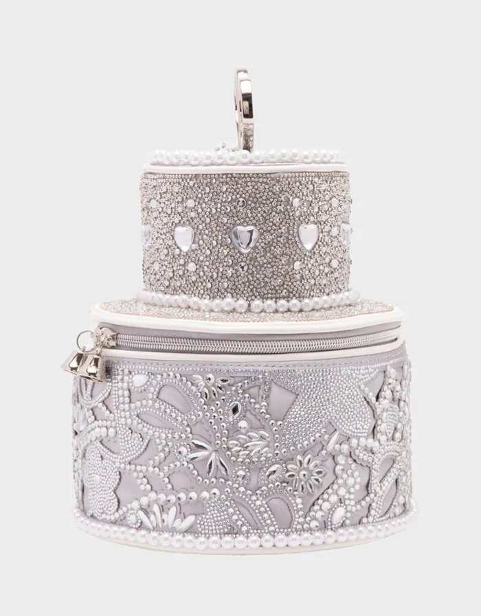 Betsey Johnson Women KITSCH FROST YOURSELF BLING CROSSBODY SILVER Silver Betsey Johnson Women KITSCH FROST YOURSELF BLING CROSSBODY SILVER Silver