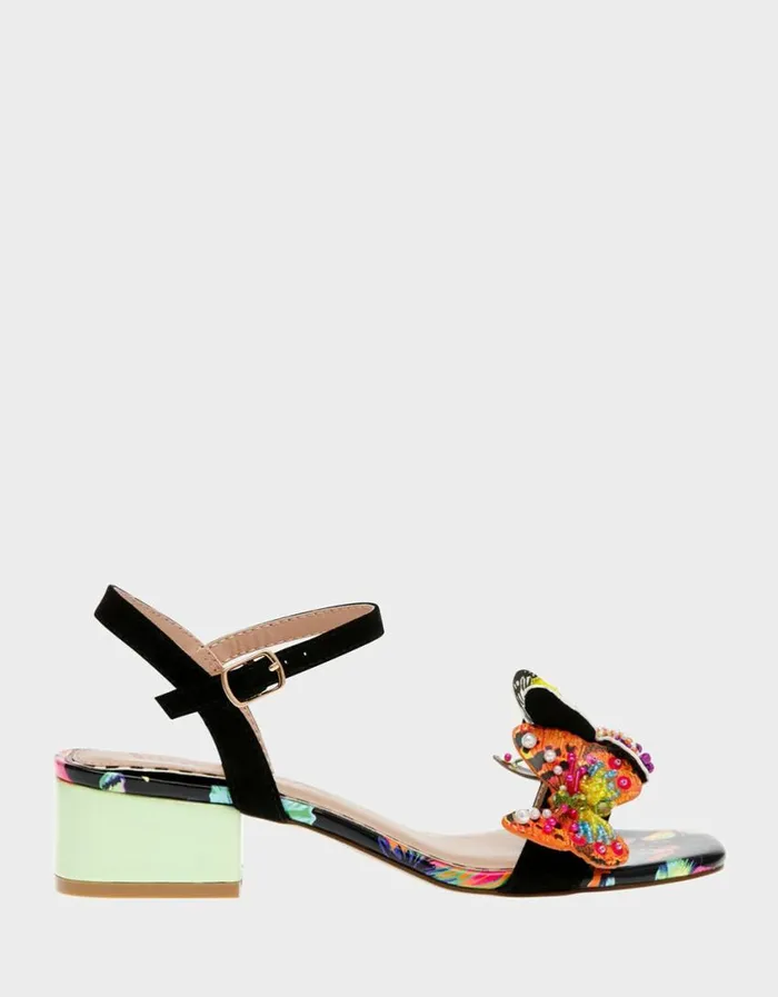 Betsey Johnson Women LOTTY BLACK BUTTERFLY Black Butterfly