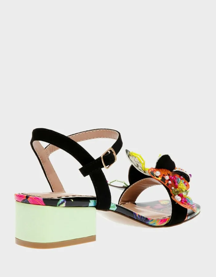 Betsey Johnson Women LOTTY BLACK BUTTERFLY Black Butterfly