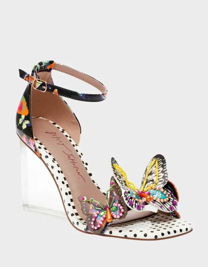Betsey Johnson Women MARLOE BLACK BUTTERFLY Black Butterfly