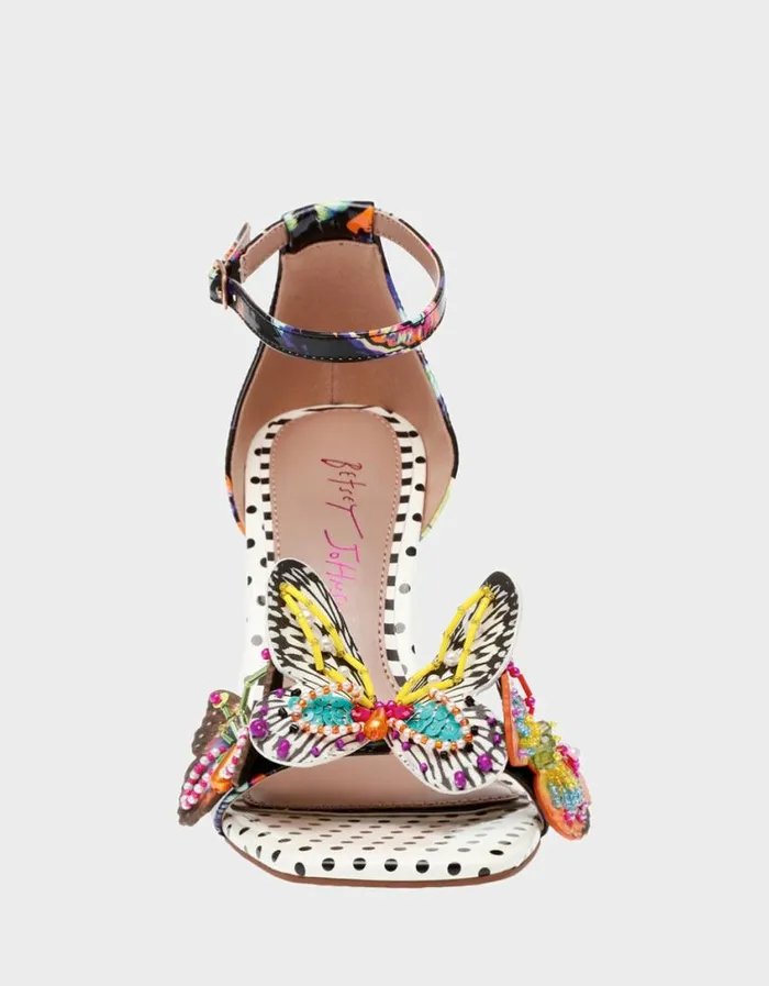 Betsey Johnson Women MARLOE BLACK BUTTERFLY Black Butterfly