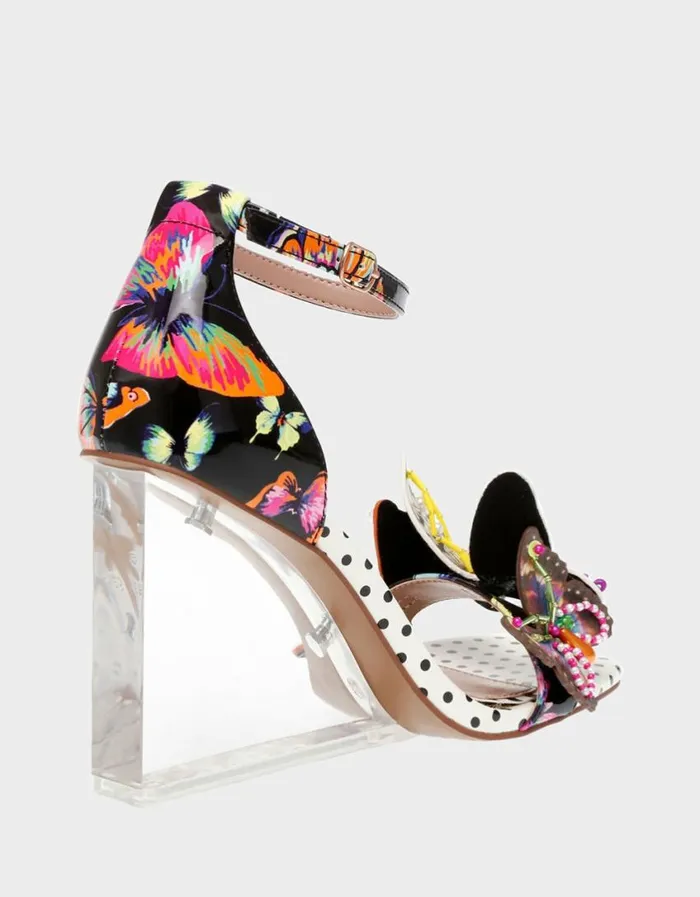 Betsey Johnson Women MARLOE BLACK BUTTERFLY Black Butterfly