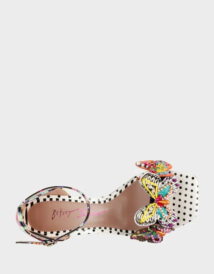 Betsey Johnson Women MARLOE BLACK BUTTERFLY Black Butterfly