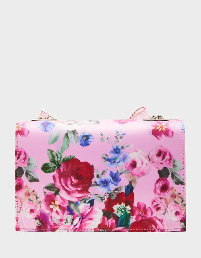 Betsey Johnson Women PEARL TRIMMED BOW BAG PINK Pink Betsey Johnson Women PEARL TRIMMED BOW BAG PINK Pink