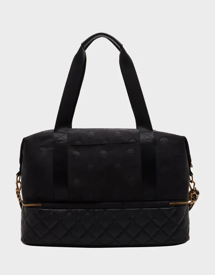 Betsey Johnson Women SKULLICIOUS WEEKENDER BAG BLACK Betsey Johnson Women SKULLICIOUS WEEKENDER BAG BLACK