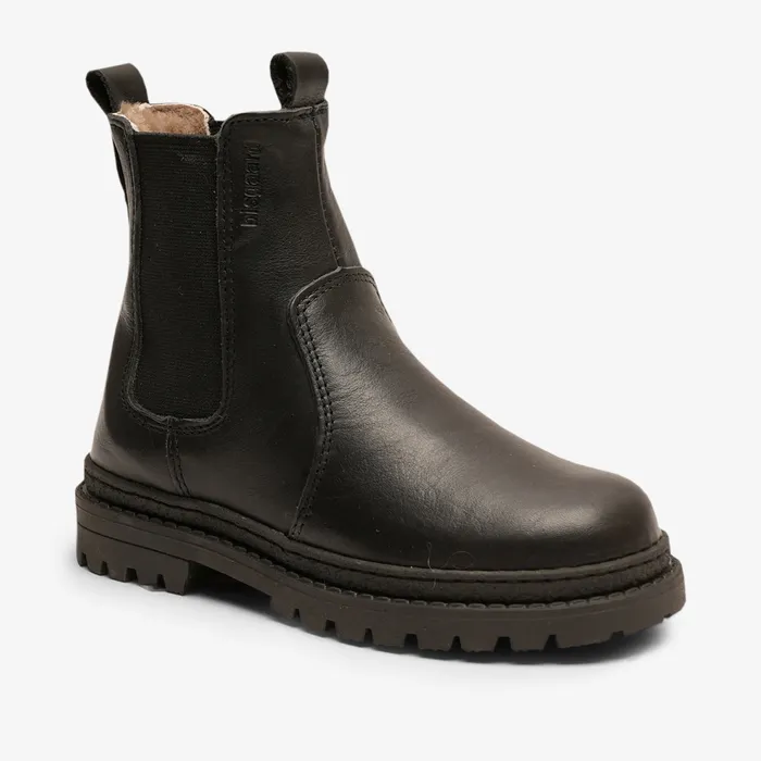 bisgaardshoes neo lamb black Black KIDS Boots