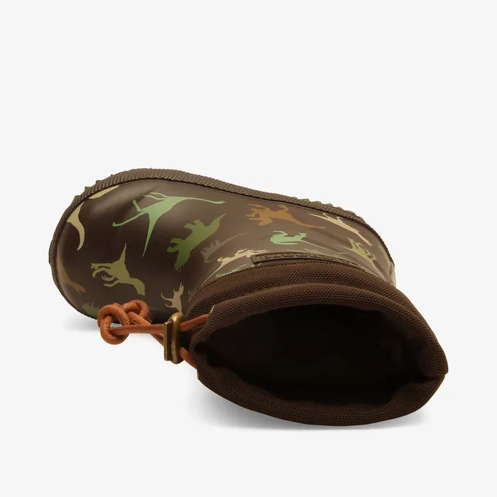 bisgaardshoes Thermo boots KIDS thermo brown dino Brown