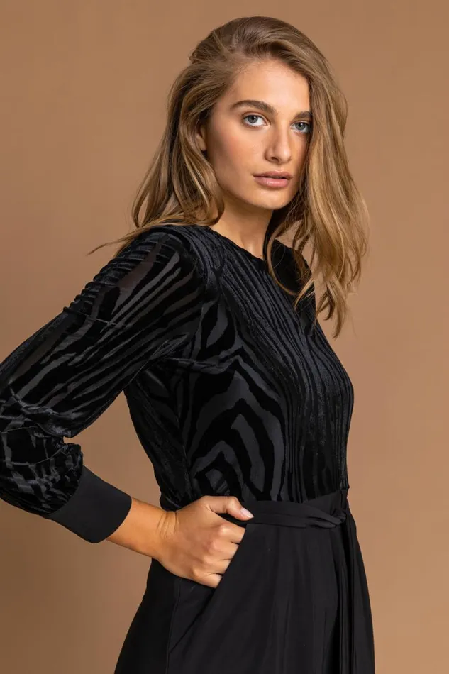 Black Velvet Bodice Jumpsuit Women Roman Dresses