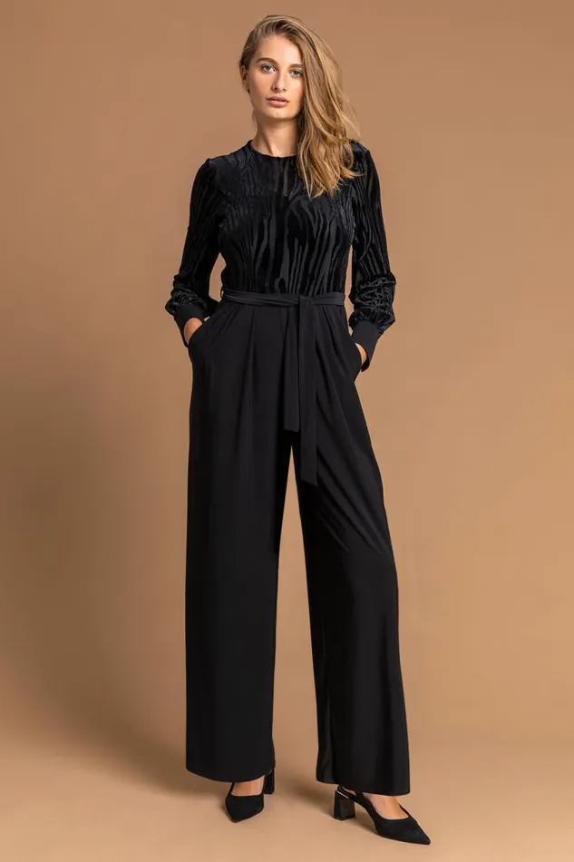 Black Velvet Bodice Jumpsuit Women Roman Dresses