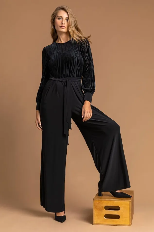 Black Velvet Bodice Jumpsuit Women Roman Dresses