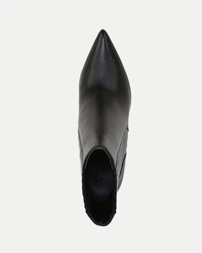 Boots and Booties Shop Veronica Beard Lisa Leather StilettoHeel Bootie Black