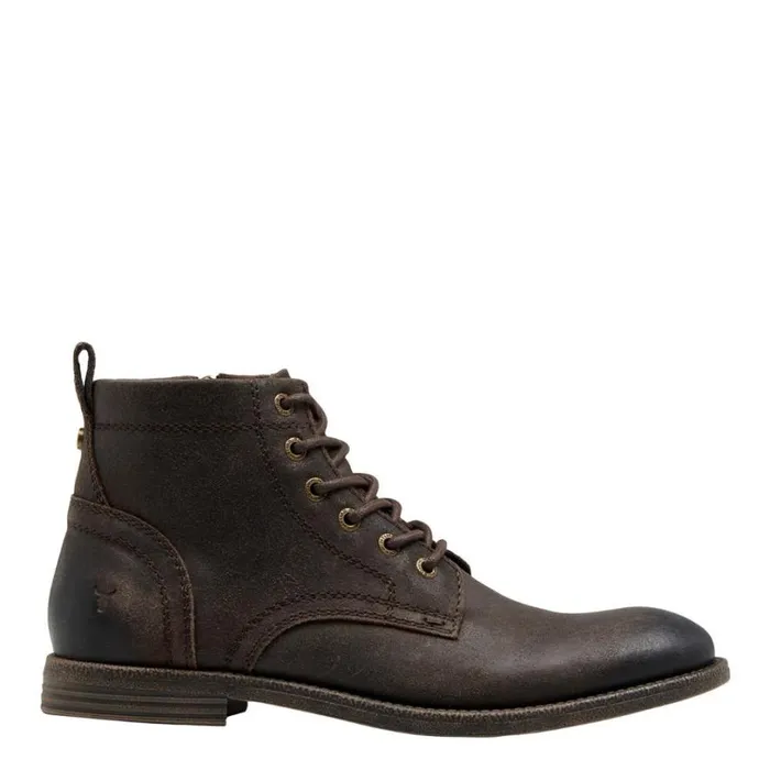 Boots Men Windsor Smith SEBASTIAN BROWN OIL SUEDE BOOTS