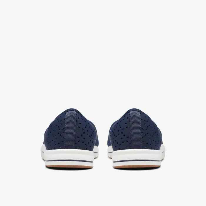 Breeze Emily Navy Women Clarks Flats