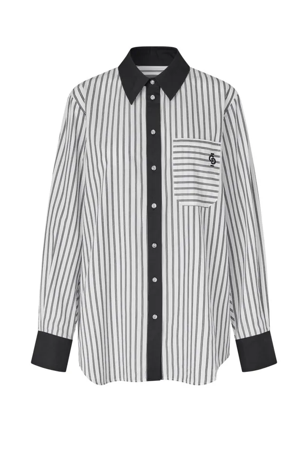 Brenda Shirt 8211 Noir Stripe Women Cras Shirts