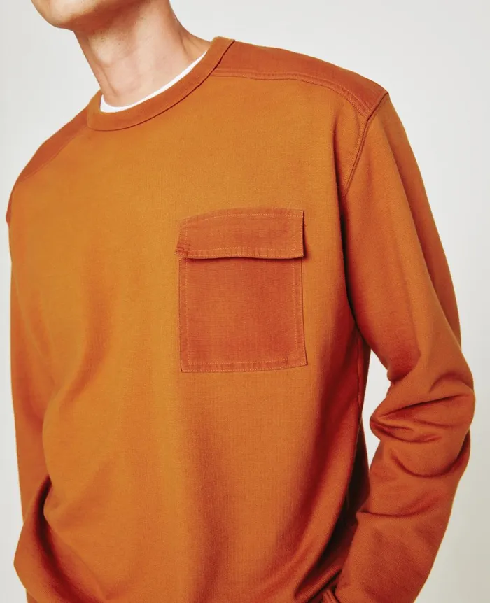 Brendan Sweatshirt Tawny Clay Men AG Jeans Sweatshirts Brendan Sweatshirt Tawny Clay Men AG Jeans Sweatshirts