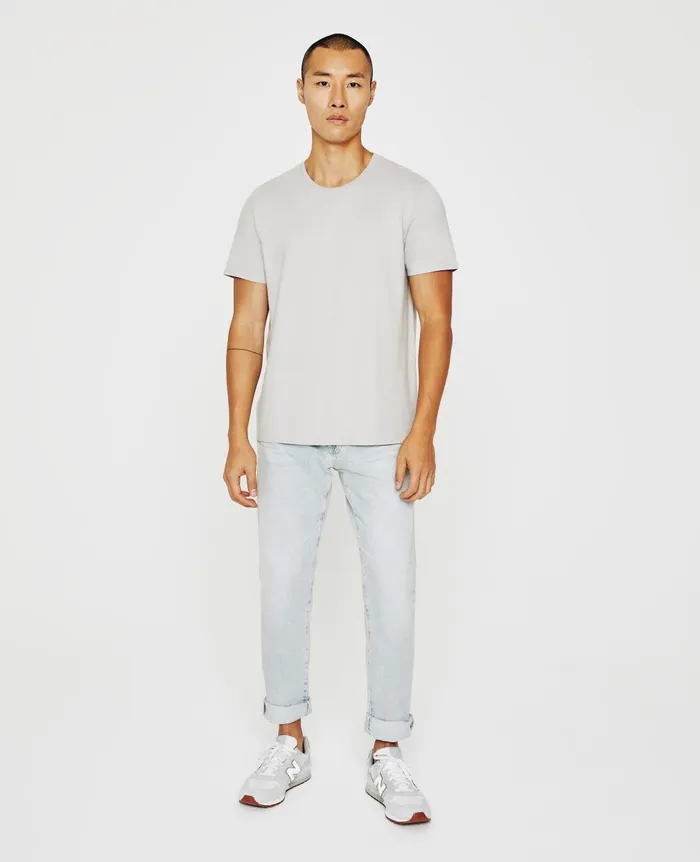 Bryce Crew Silver Grey Men AG Jeans Tees
