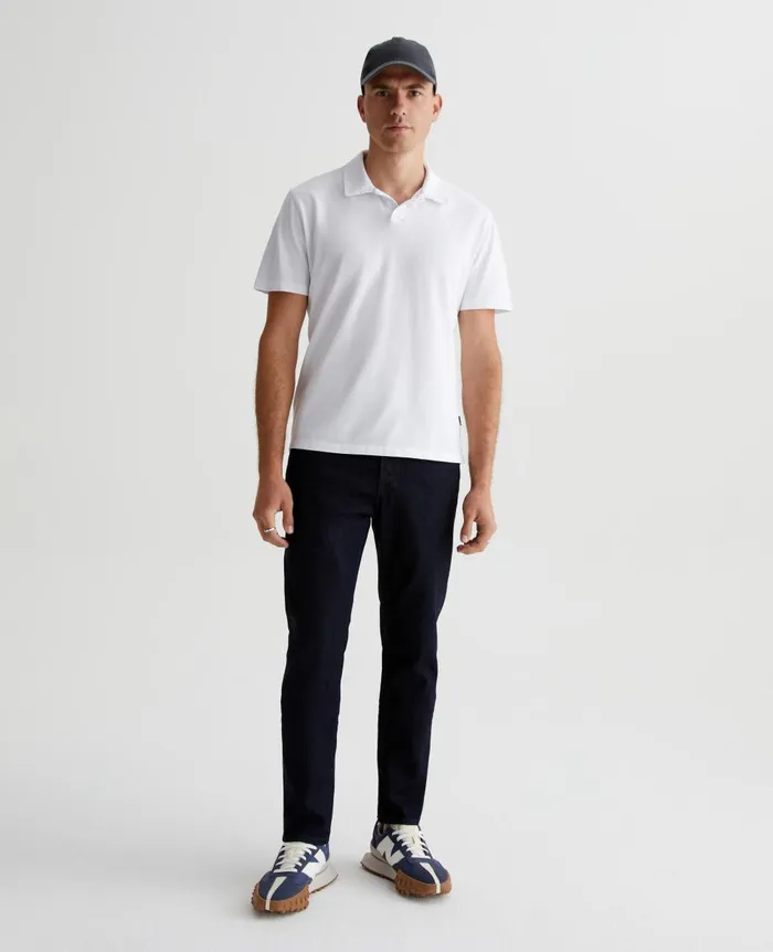 Bryce Johnny Collar True White Men AG Jeans Polos Bryce Johnny Collar True White Men AG Jeans Polos