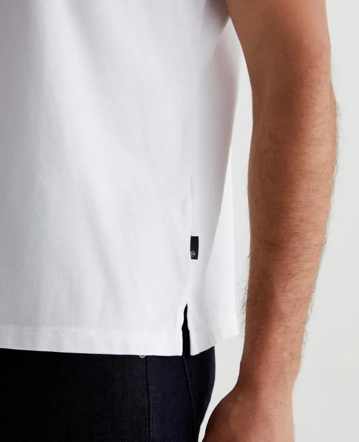 Bryce Johnny Collar True White Men AG Jeans Polos Bryce Johnny Collar True White Men AG Jeans Polos