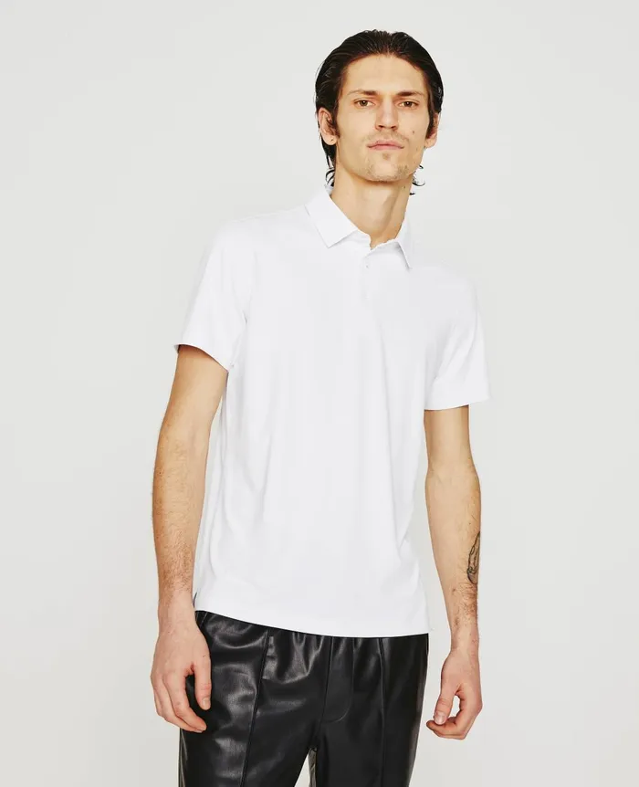 Bryce Polo True White Men AG Jeans Polos