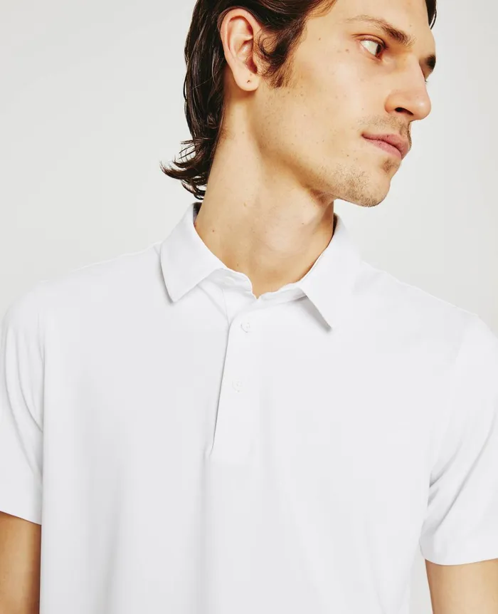 Bryce Polo True White Men AG Jeans Polos Bryce Polo True White Men AG Jeans Polos