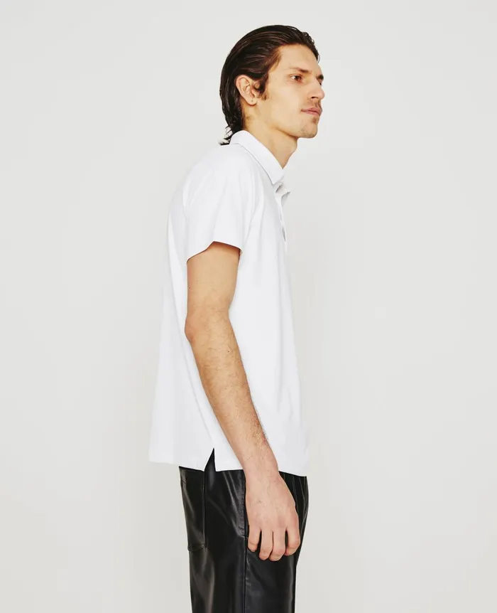 Bryce Polo True White Men AG Jeans Polos Bryce Polo True White Men AG Jeans Polos