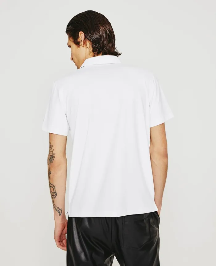 Bryce Polo True White Men AG Jeans Polos Bryce Polo True White Men AG Jeans Polos