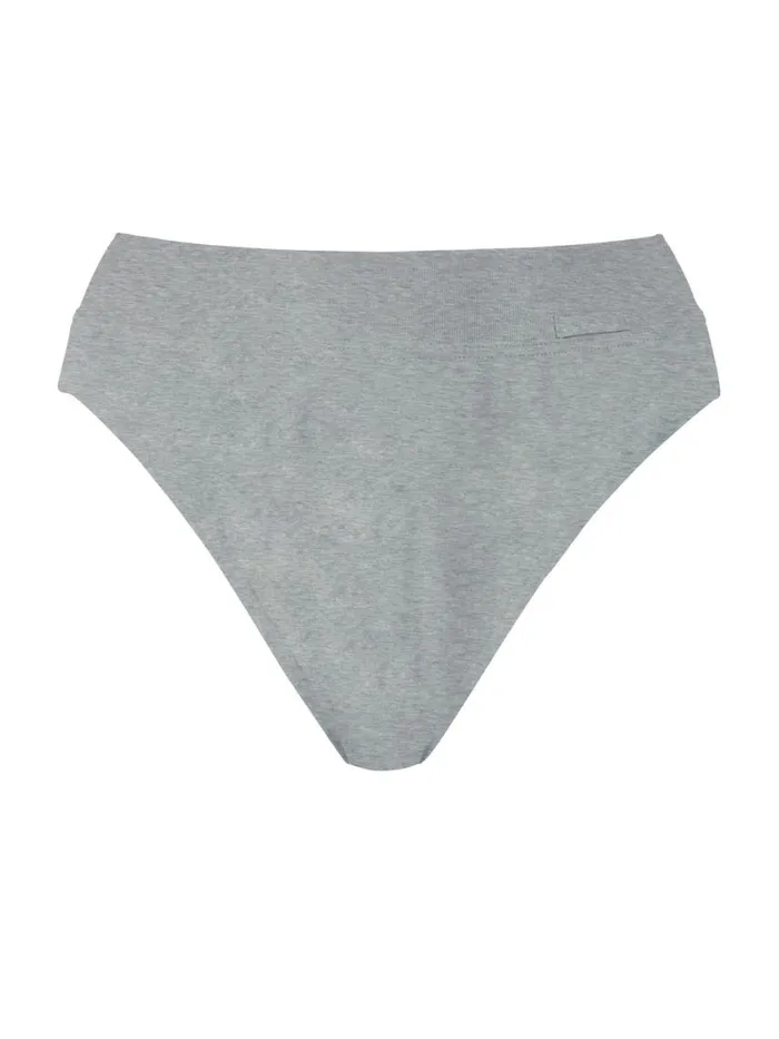 CALIDA Bottoms Women Brief With Soft Waistband In Double Pack High Waist Stone Melange