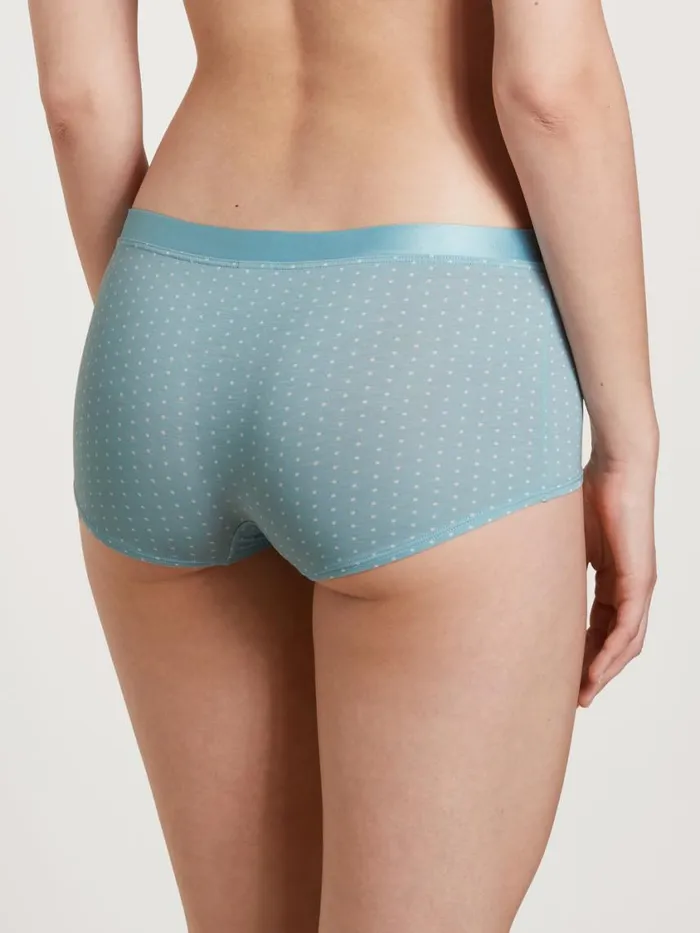 CALIDA Bottoms Women Pants Blue Satin