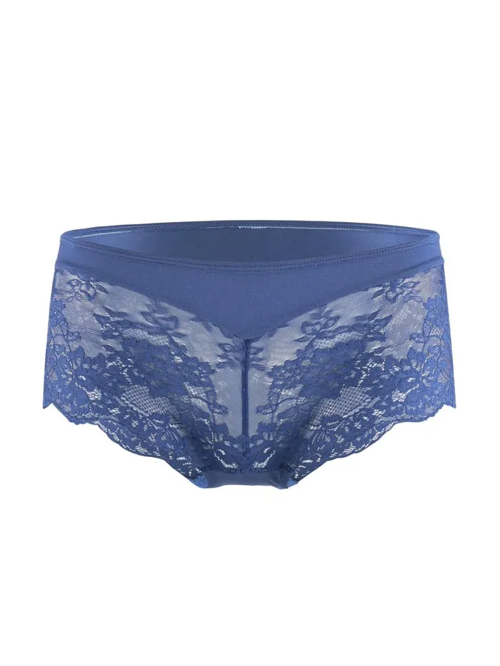 CALIDA Bottoms Women Shorty Low Cut Marine Water Blue