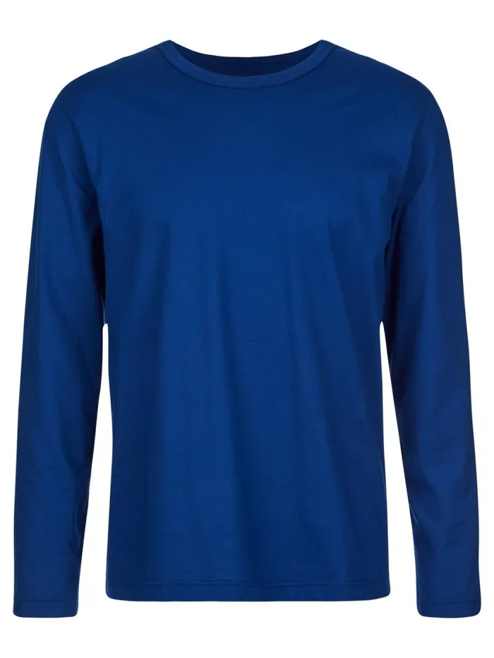 CALIDA Pyjama Tops Men Shirt Long Sleeve Sodalite Blue
