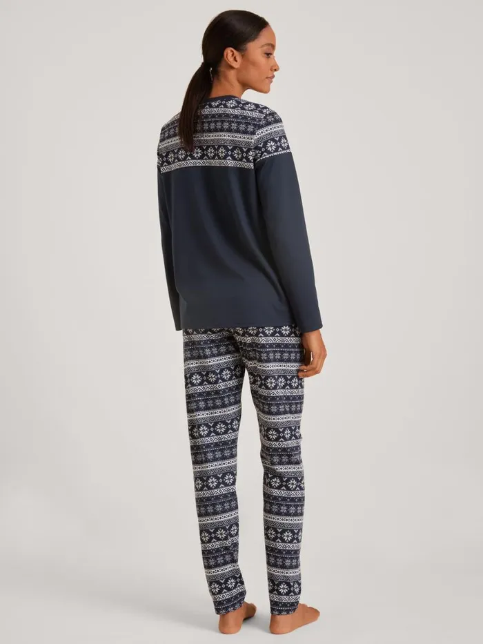 CALIDA Pyjamas Women Pyjama Dark Lapis Blue