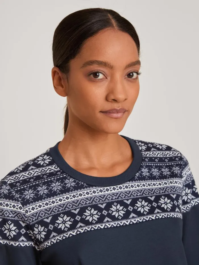 CALIDA Pyjamas Women Pyjama Dark Lapis Blue