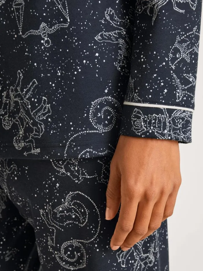 CALIDA Pyjamas Women Pyjama Dark Lapis Blue