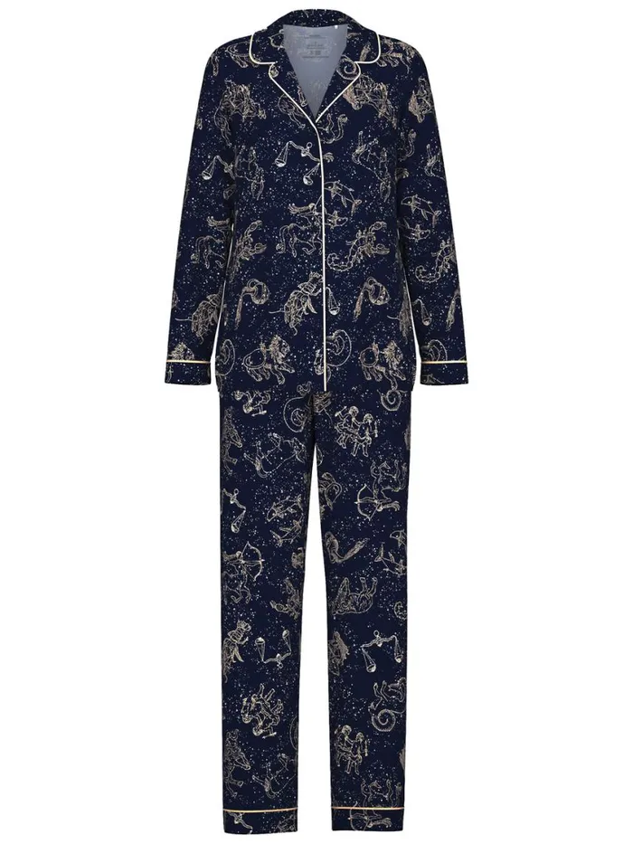 CALIDA Pyjamas Women Pyjama Dark Lapis Blue