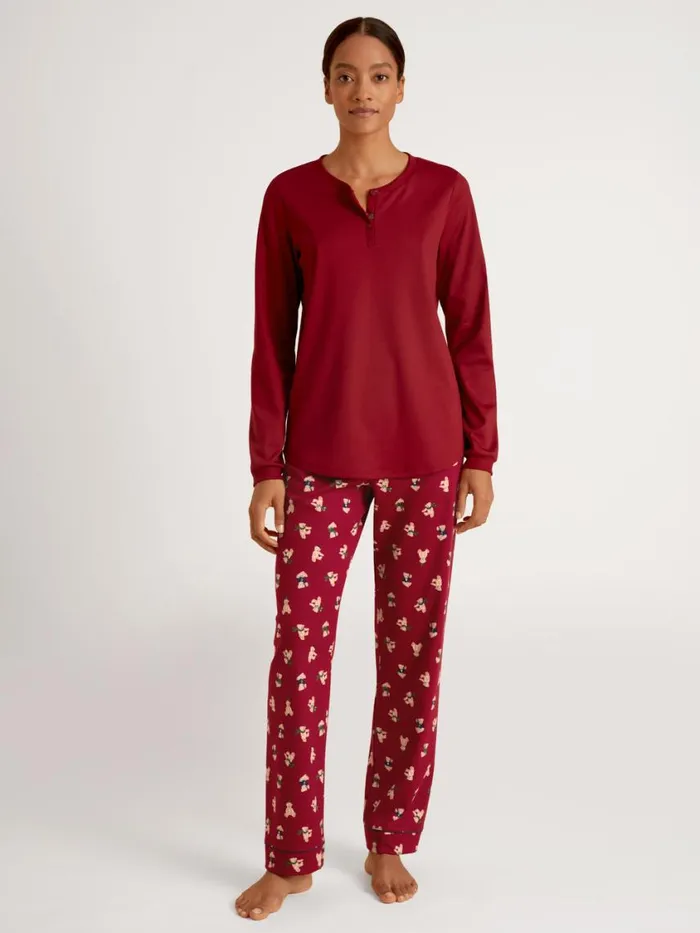 CALIDA Pyjamas Women Pyjama Rio Red