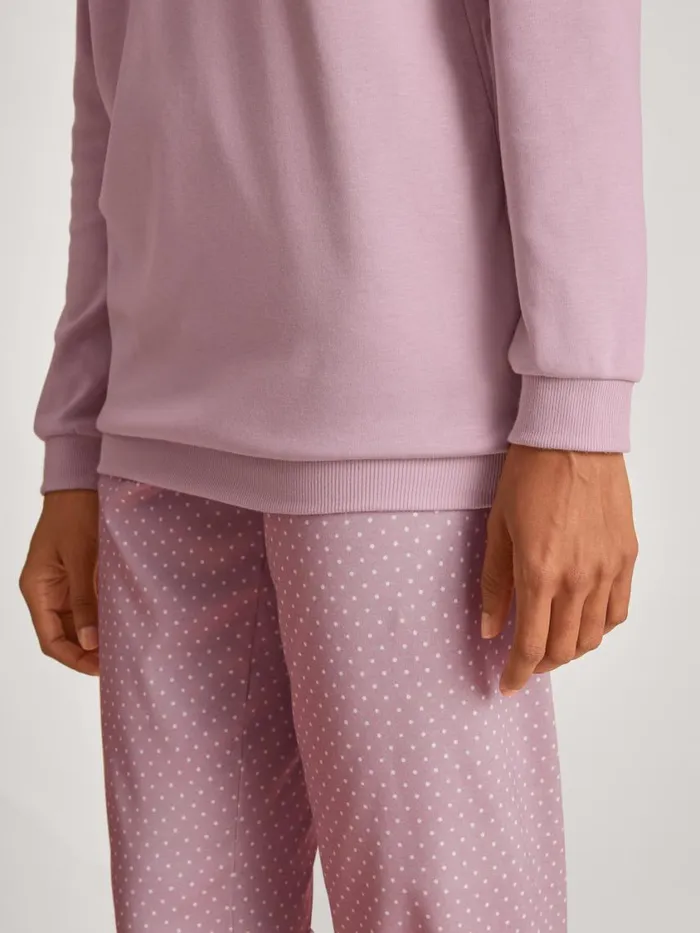 CALIDA Pyjamas Women Pyjama With Cuff Mauve Shadow