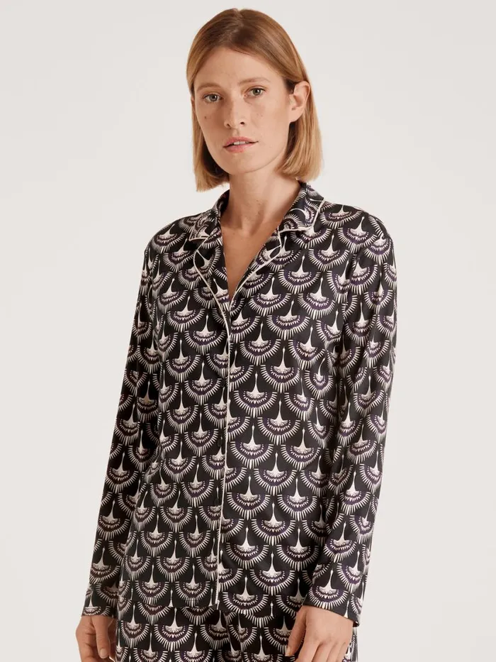 CALIDA Show All Women Shirt Long Sleeve Schwarz