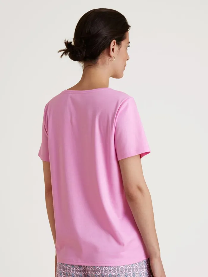 CALIDA Show All Women Shirt Short Sleeve Bubble Gum Pink