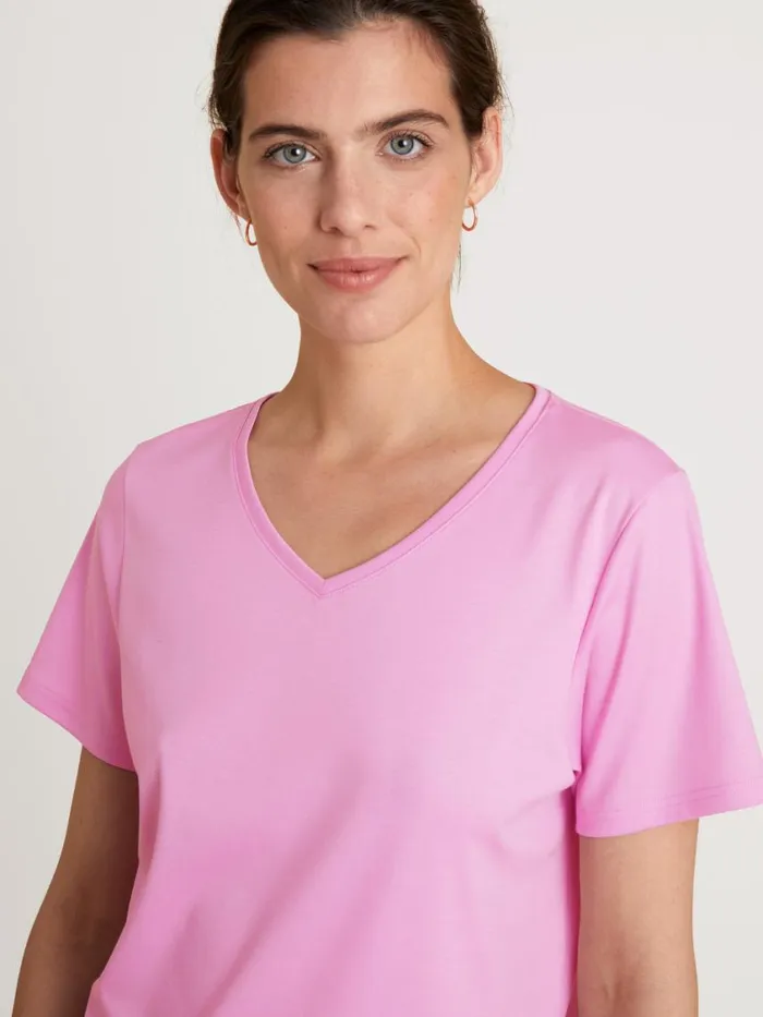 CALIDA Show All Women Shirt Short Sleeve Bubble Gum Pink