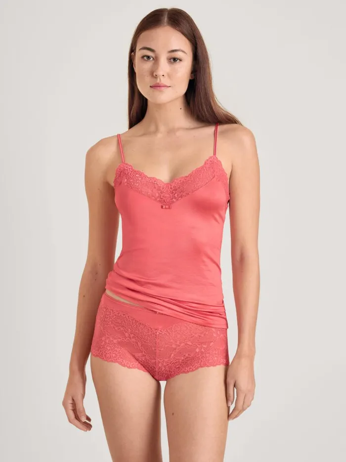 CALIDA Tops Women Spaghetti Top Porcelain Rose