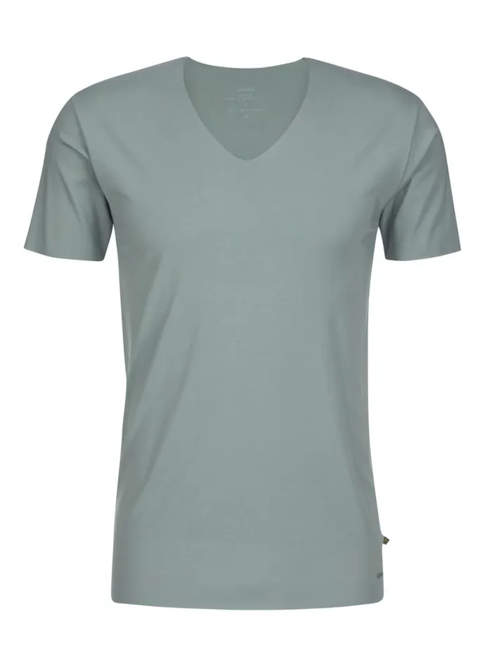 CALIDA Undershirts Men Vshirt Slate Grey