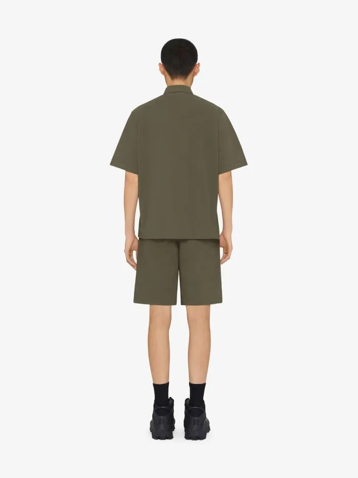 Cargo Bermuda Shorts Khaki Men Givenchy Pants and Shorts